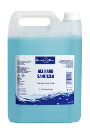 5 liter sanitiser gel